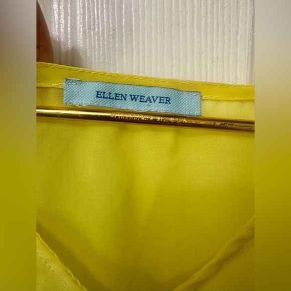 Ellen Weaver Yellow and Pink Ombre Kaftan/Swim Cover Up - Picture 2 of 3